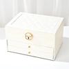 Large Jewelry Storage Box Multi-Layer Organizer For Jewelry Necklace Earring Leather Jewellery Storage Packaging Display Boxes