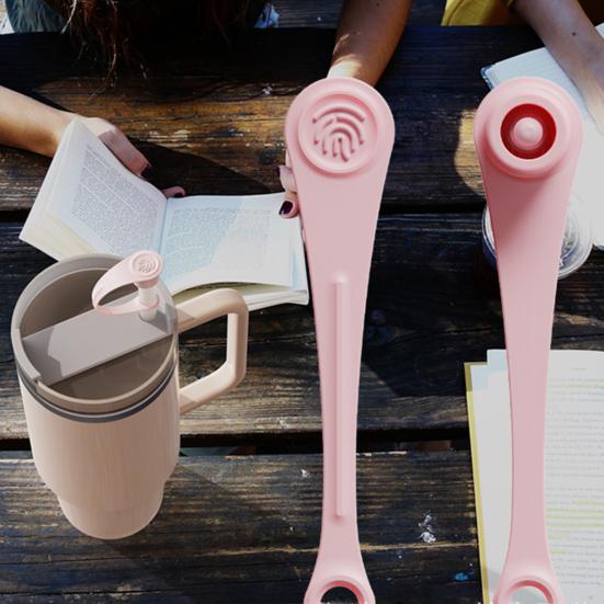 4 шт., набор силиконовых соломенных чехлов для стаканов на 20 унций, 30 унций, 40 унций, легко чистящиеся, милые прочные соломенные шляпы-топперы