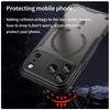 Матовый магнитный чехол для IPhone Air 17 16 15 14 13 11 Pro Max Plus 12 Mini 17Pro i17 Magsafe Mac Safe Ударопрочный Розовый чехол для телефона