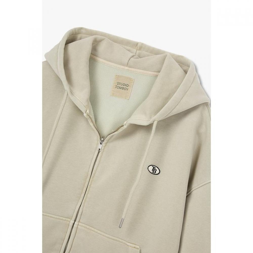 Studio Tomboy Garment Dye Zip Up Hoodie Model  9176113974