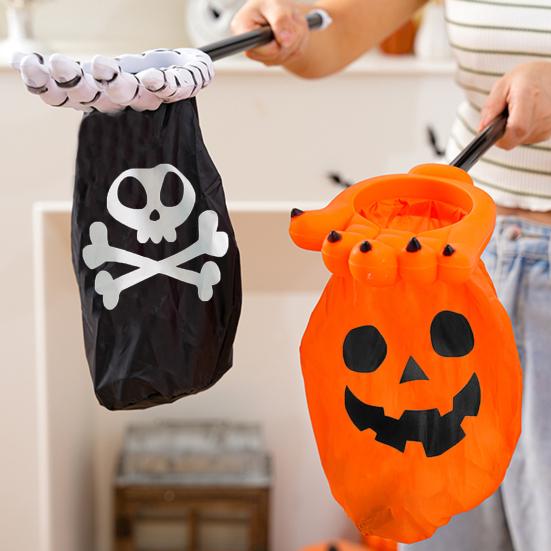 Сумка для сладостей на Хэллоуин, сумка для хранения конфет в форме ладони, многоразовый держатель для сладостей на Хэллоуин, аксессуары для вечеринок