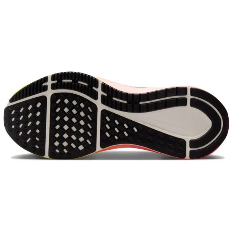 Nike Air Zoom Structure 25 Белые Ярко-Малиновые Мужские Кроссовки Volt Черные HF4913-100