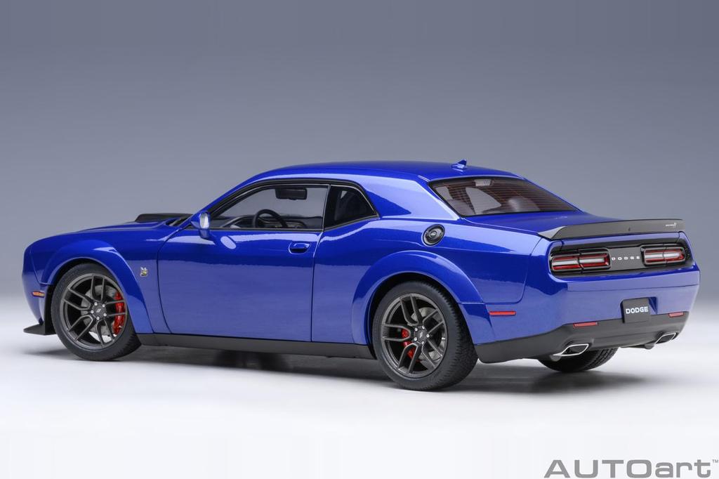 AUTOart Dodge Challenger Scat Pack Wide Body 2022 INDIGO Blue Готовый продукт 1/18 R/T СИНИЙ/Металлик