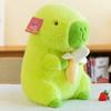 Summer style series capybara plush toy seaside scenic spot souvenir travel floral skirt capybara doll