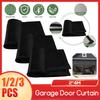 Противомоскитные шторы для гаражных ворот 2*4 м Бесшовная гаражная сетка от насекомых Выдвижная штора для гаражных ворот Москитная сетка 1/2/3 шт.