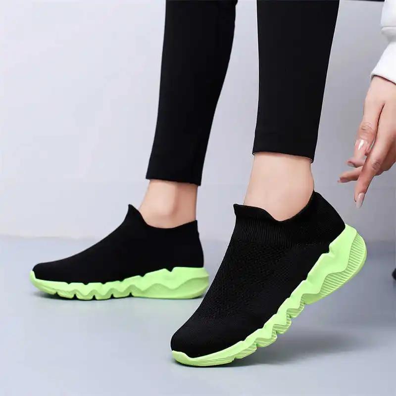 Модные женские кроссовки из хлопка на толстой подошве, размер 47, женские кроссовки для ходьбы, спортивные кроссовки, новая коллекция, новогодние, милые