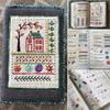 Yousheng Embroidery Stitch Book Kit DIY Embroidery Stitch Book Starter Stitch Guide Book Embroidery Crafting Set for Beginners And Craft Lovers
