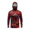Mens Quick-Dry Hooded Fishing Shirt With Face Cover Long Sleeve UV Protection T-Shirt Lightweight