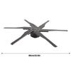 3D Hologram Fan Professional 4000x960 Resolution 6 Blades 960 Light Beads 23.6inch Hologram Fan