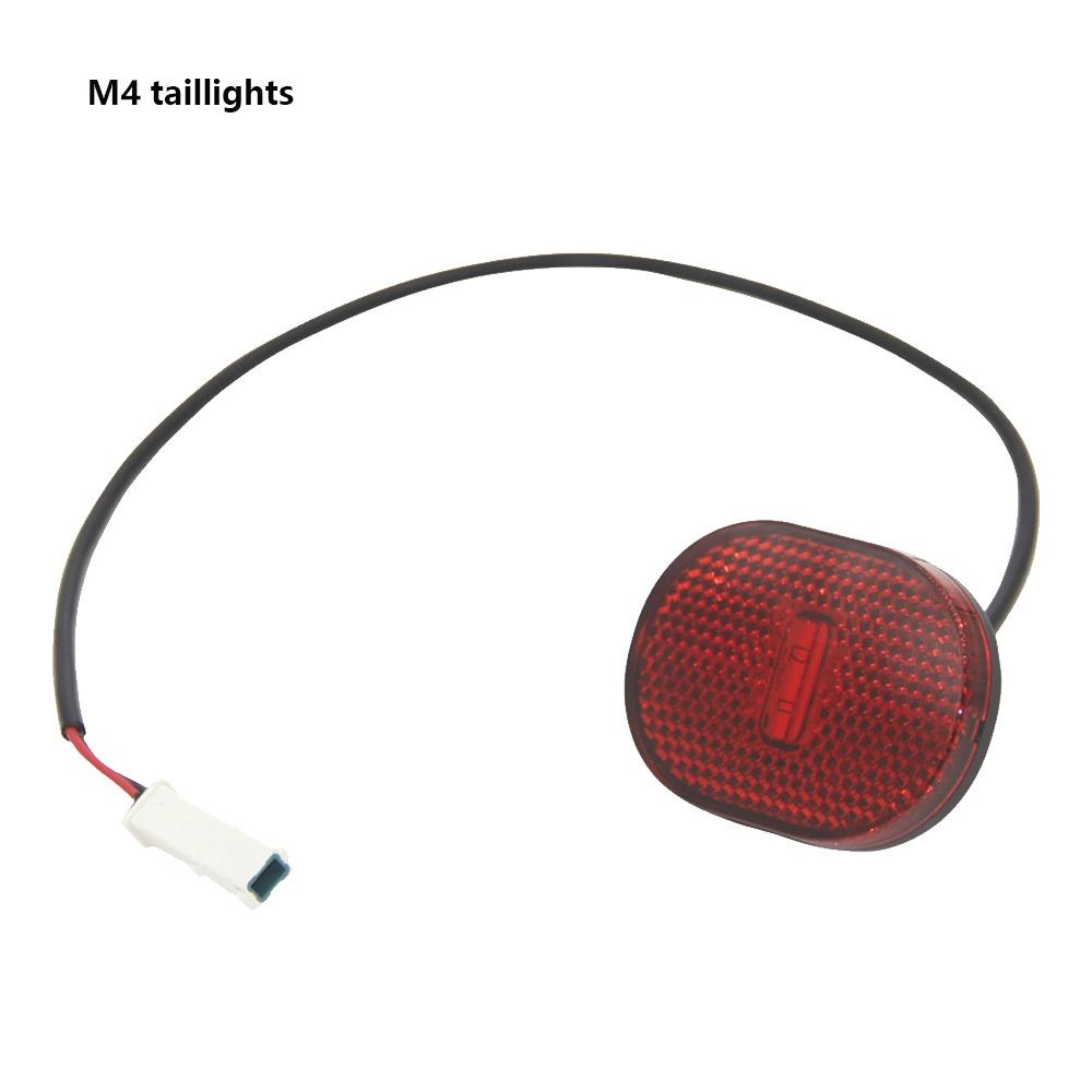 Universal Tail Warning Light Plastic Electric Scooter Rear Mudguard Light for ZT3 G2 G30