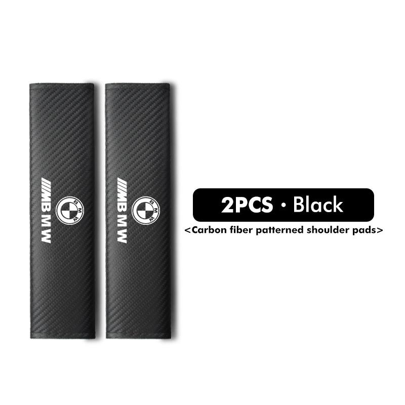 Carbon Car Seat Belt Shoulder Protector Pad Accessories For BMW M F10 F20 F30 F40 F15 F25 F26 F31 F49 E62 E83 E84 QS4