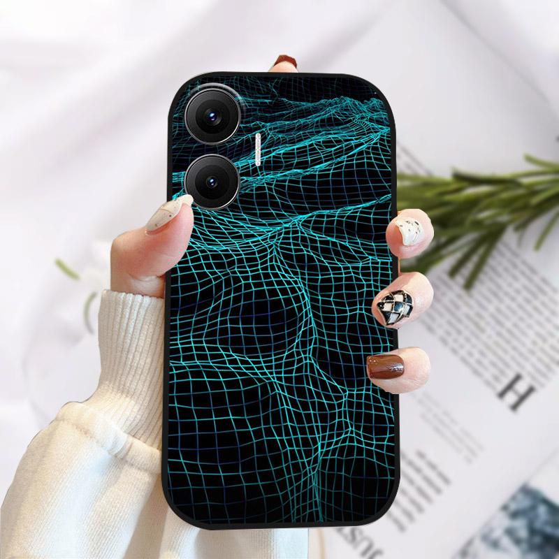 Ударопрочный TPU чехол для Xiaomi Poco F7 5G Защитный чехол Мягкий силиконовый чехол для телефона для Xiaomi POCOF7 Защитный корпус Coque Funda