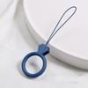 Anti-lost Soft Rubber Mobile Phone Lanyard Silicone Ring Keys Phones Strap Pendant Ring Strap