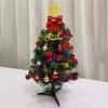 Mini Christmas Tree Tabletop Artificial Plastic Christmas Tree with Pendants DIY Assembly Xmas Tree Party Favor Decor 30/45/60cm