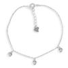 [Q2878] - Silver Bracelet 'Sissi' White Silver (rhodium Plated) - 4 Mm