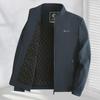 Men's Spring & Autumn Casual Stand Collar Jacket for Middle-aged & Elderly