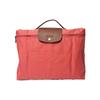 Le Pliage Однотонная Застежка-молния Складная Нейлоновый холст Портфель Сумка для рук Маленькие женские сумки Красный 2182089P76