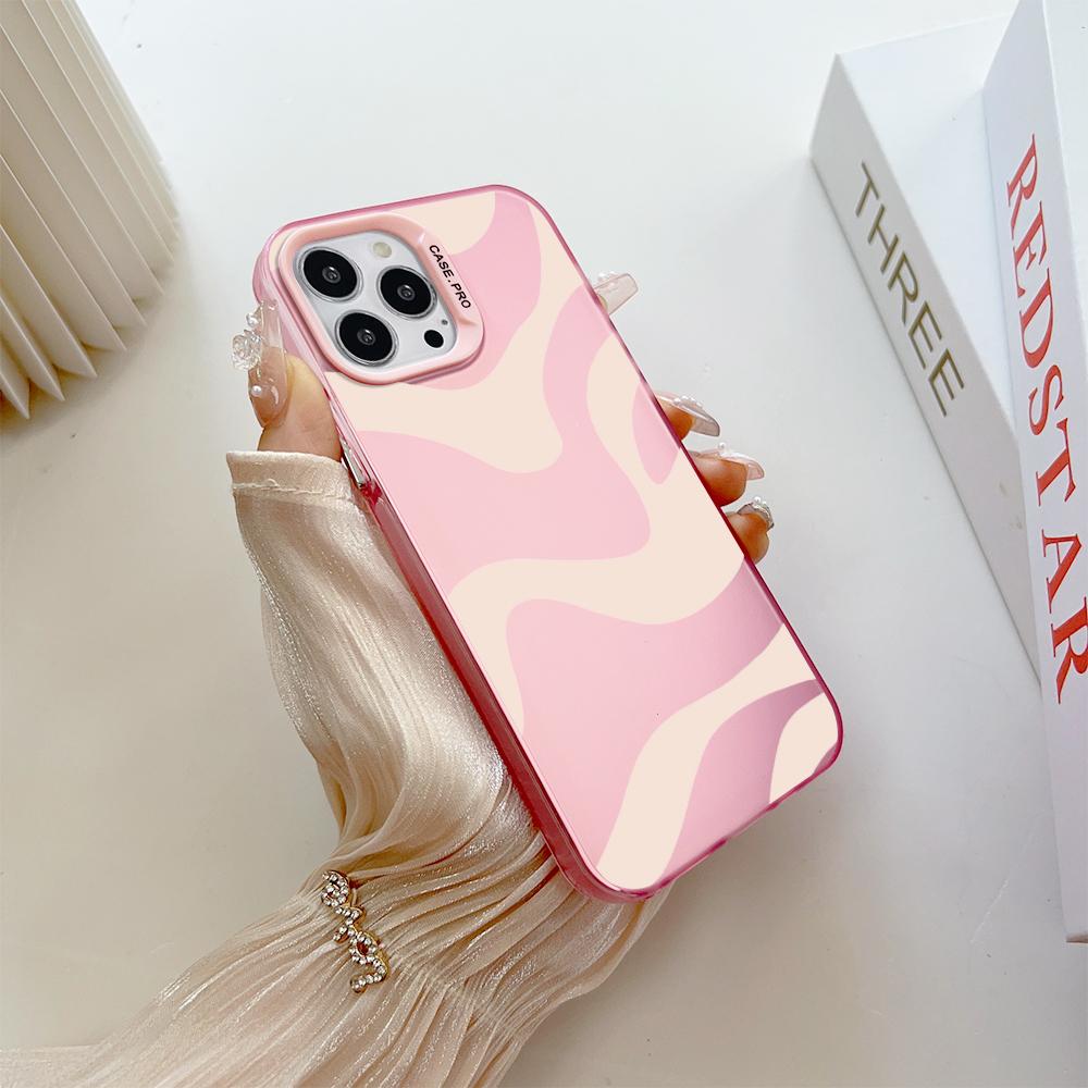 Окрашенный узор, цветной серебристый, двухсторонний, жесткий, противоударный чехол для телефона с защитой от падений для OnePlus OPPO Reno Realme