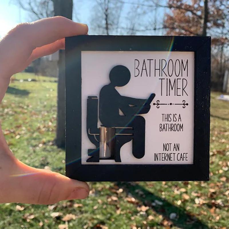 Товар Креативные Забавные Песочные Часы для Отсчета Времени в Ванной Комнате, Декоративные Орнаменты для Ванной Комнаты и Туалета, Подарок-Прикол