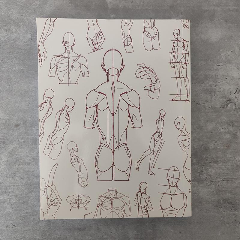 Корейский художник Секретный персонаж Книга для быстрых рисунков Книга по искусству Моделирование структуры человеческого тела Книги по технике ручной росписи