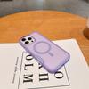 For IPhone16promax Niche Simple Translucent Thin Series Magnetic Frosted Skin Phone Case