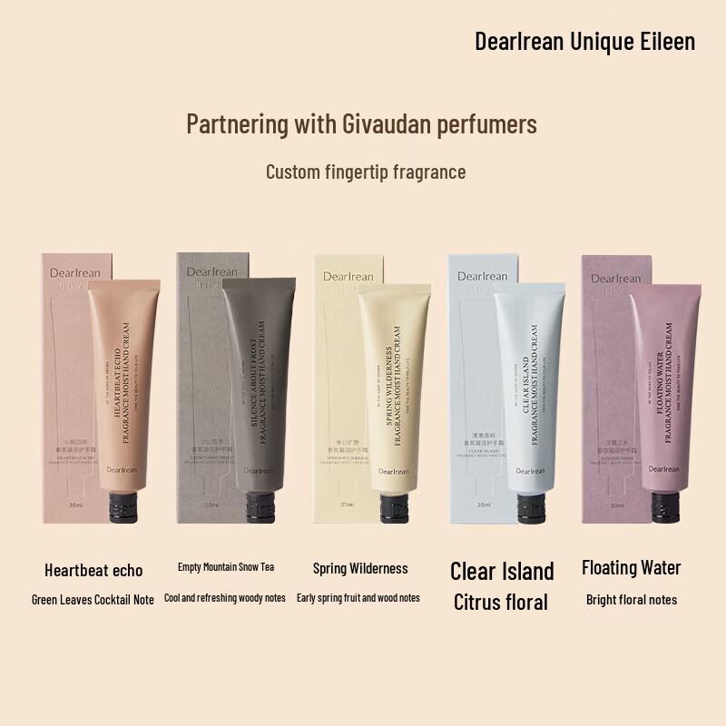 Unique Eileen Clear Island Scented Hand Cream Set