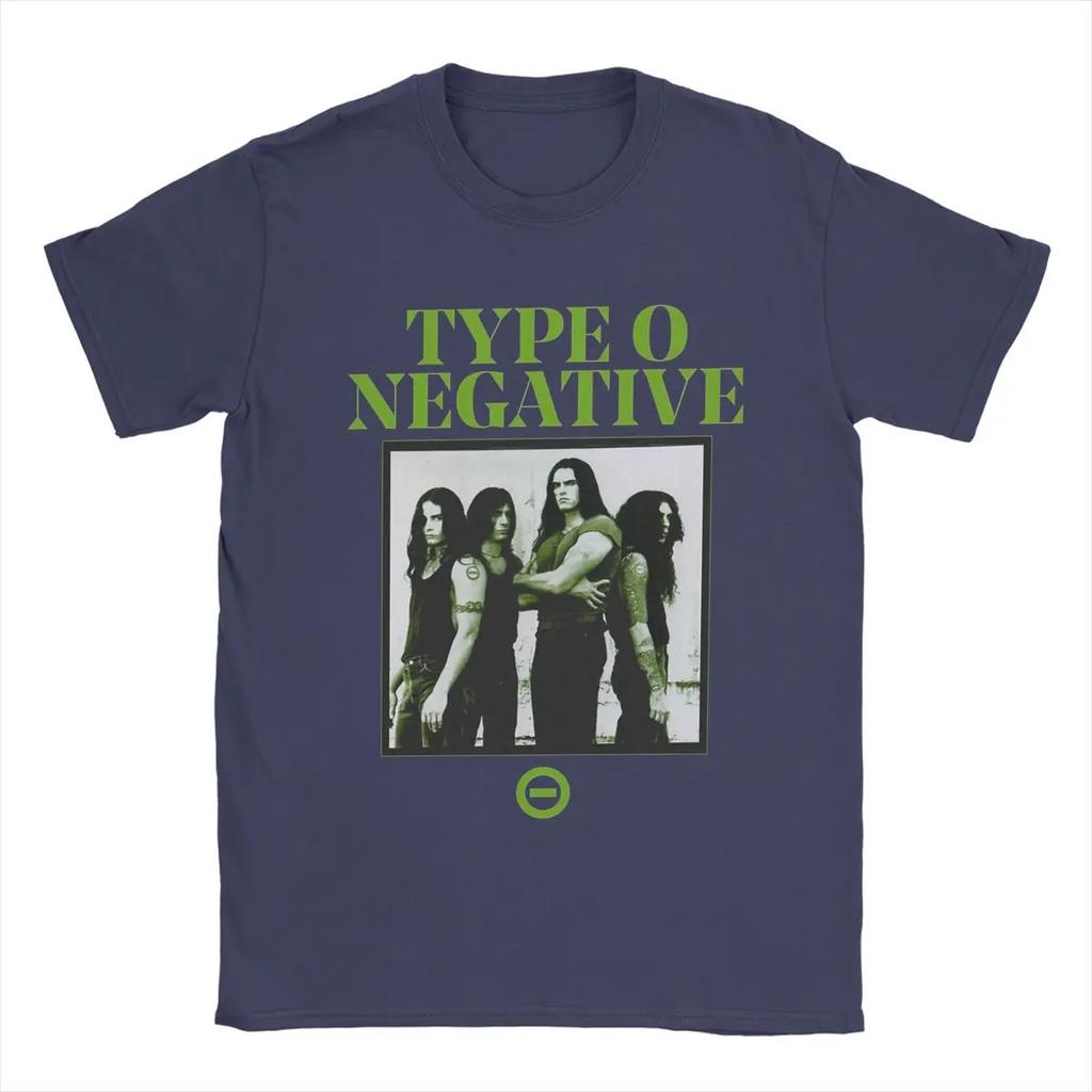 Мужская футболка Type O Negative Funny Cotton Tees с коротким рукавом и круглым вырезом, летние топы