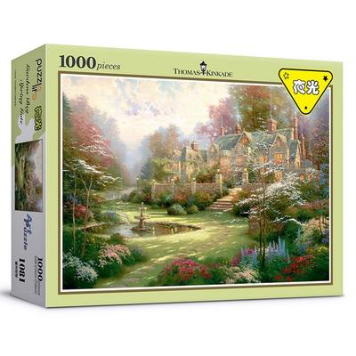Пазл Life Spring Garden Jigsaw Puzzle Luminous, 1000 деталей, PL1081, 1000 деталей Пазл, Детские игры, Развивающие игрушки