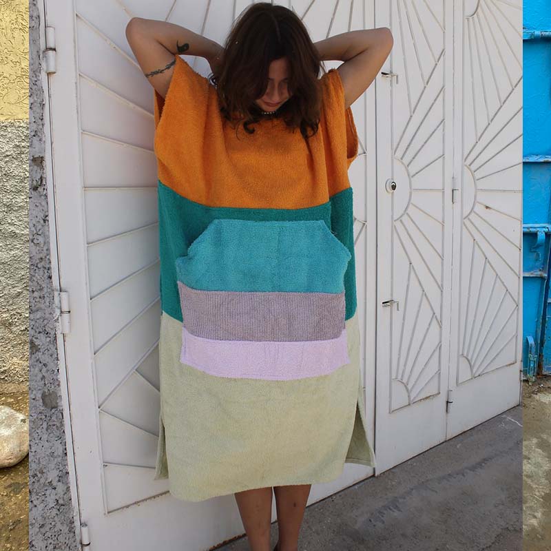 Adults Hooded Surfer Poncho Beach Towel for Surf Poncho