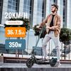 Электросамокат N5 350 В с приложением ABE, литиевая батарея 36 В, скорость 20 км/ч, запас хода 35 км, 10-дюймовое колесо, для взрослых, электросамокат для Германии