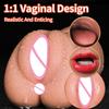 Реалистичный мужской мастурбатор 3 в 1 с имитацией вагины, ануса и рта, для глубокой глотки, секс-игрушки для мужчин и женщин, вагинальный оральный мастурбатор