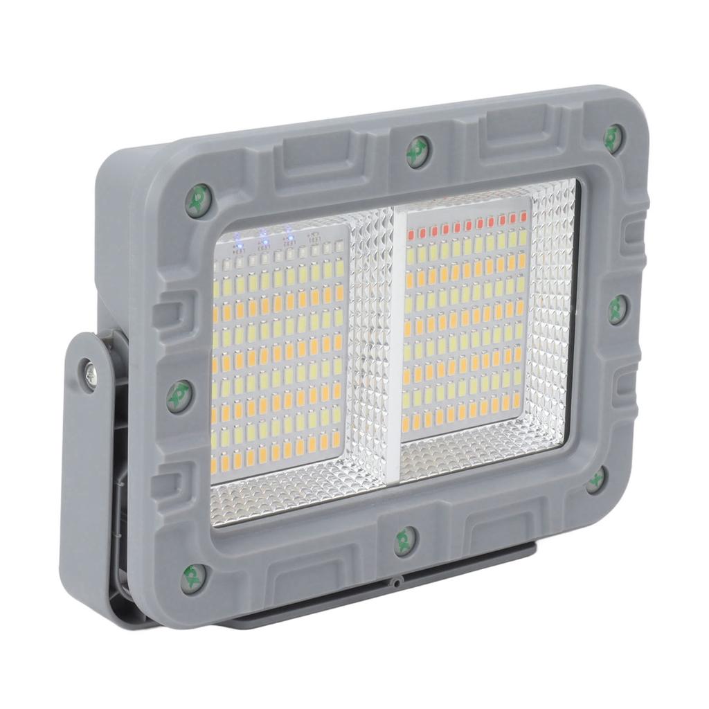 Portable LED Work Light Rechargeable Solar Flood Light 10000 LM IP66 Waterproof Emergency Worklight