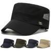 Breathable Summer Sun Hat For Men Adjustable Casual Flat Cap For Outdoor Activities