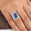 Handmade Tanzanite Gemstone 925 Sterling Silver Women Jewelry Designer Wedding Ring For Braid RR-79-5