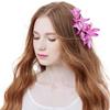 Flower Orchid Duckbill Clip Cloth Korean Style Hairpins Creative Simulation Flower Hair Clip  Party