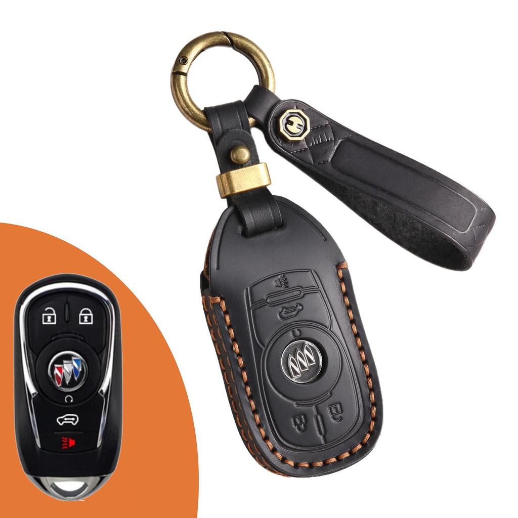 Кожаный чехол для ключа ручной работы в стиле ретро для Buick GL8, Regal, LaCrosse и Angkewei