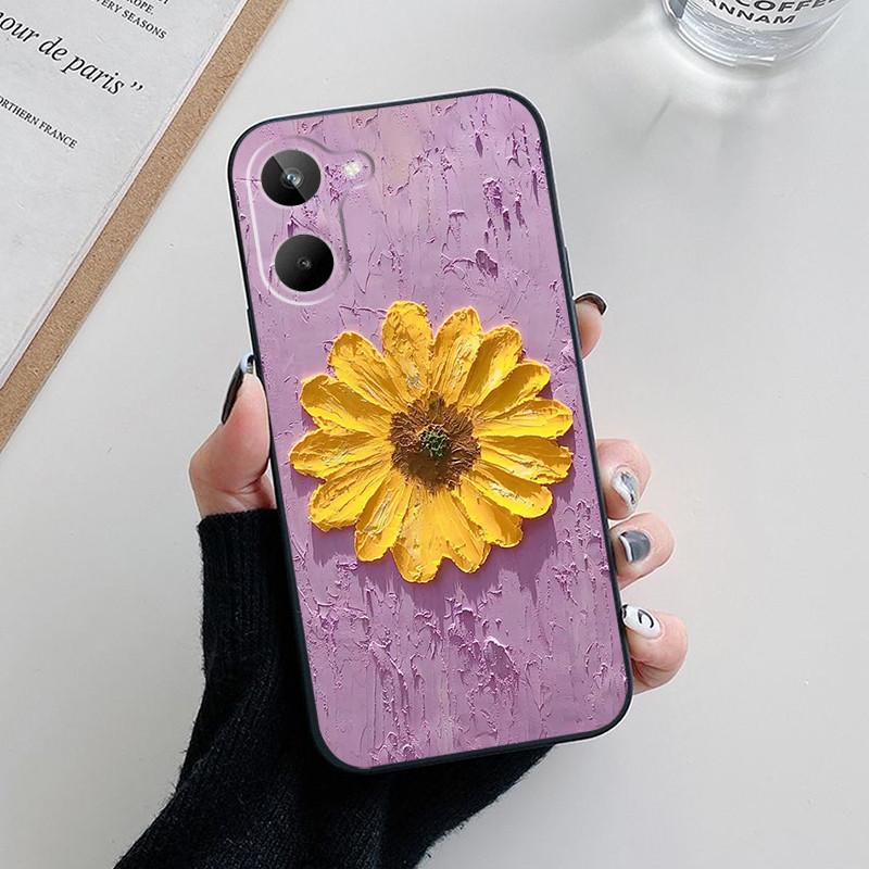 Для Realme 10 4G Чехол Милый Цветок Панды Мягкий Силиконовый Чехол для Телефона Для Realme 10 Pro+ Плюс Funda Coque Realme10 Pro Plus Capa