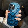 Крутой сотовый цвет для iPhone 11 12 13 14 15 16 Pro Max Plus Mini 7 8 Se 2020 X Xs Xr Эллиптический закаленный стеклянный чехол для телефона