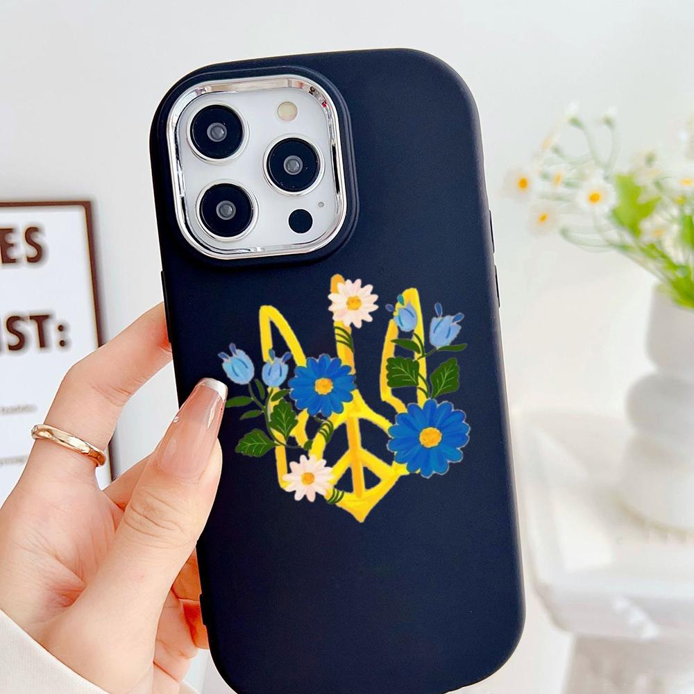 LZ27 Мягкий чехол для телефона с национальным гербом и сердцем для Samsung S24 Ultra S23 Plus S21 FE A16 A54 A34 A05s Infinix Hot 40 30i, защитный противоударный чехол для объектива