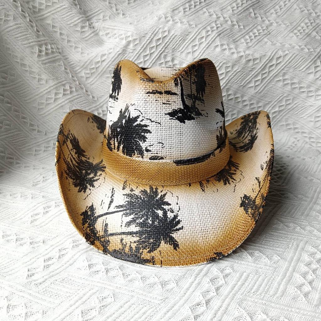 Розовая ковбойская шляпа в стиле вестерн, летняя солнцезащитная шляпа, соломенная шляпа для мужчин и женщин, ковбойская шляпа, сомбреро, хомбре