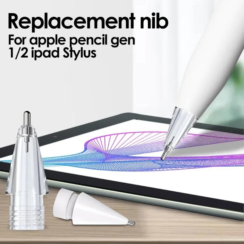 Металлические точные наконечники для Apple Pencil 2/1 поколения iPencil Улучшенный сменный наконечник для iPad Pro