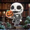 Cross-Border Halloween Jack-O'-Lantern Building Blocks: Ghost & Pumpkin Educational Toy for Kids and Adults