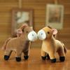 Cute Cartoon Plush Horse Keychain Hanging Decoration Little Horse Keychain Jewelry Accessories