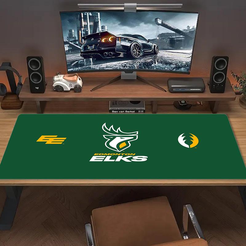 Edmonton Elks Color Mouse Pad Large Gaming Table Cushion Non-slip Laptop Tablet Big Mousepad XXL Mat Mini PC Playmat With Lock edge