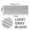 2400x900/600x5mm EVA Foam Faux Teak Boat Decking Sheet Self-Adhesive Marine Flooring Boat Deck Mat Yacht Accessories Gray Brown