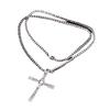 X011 Fast And Furious 8 Cross Necklace, Toledo Necklace 50Cm 5.1 * 3.5
