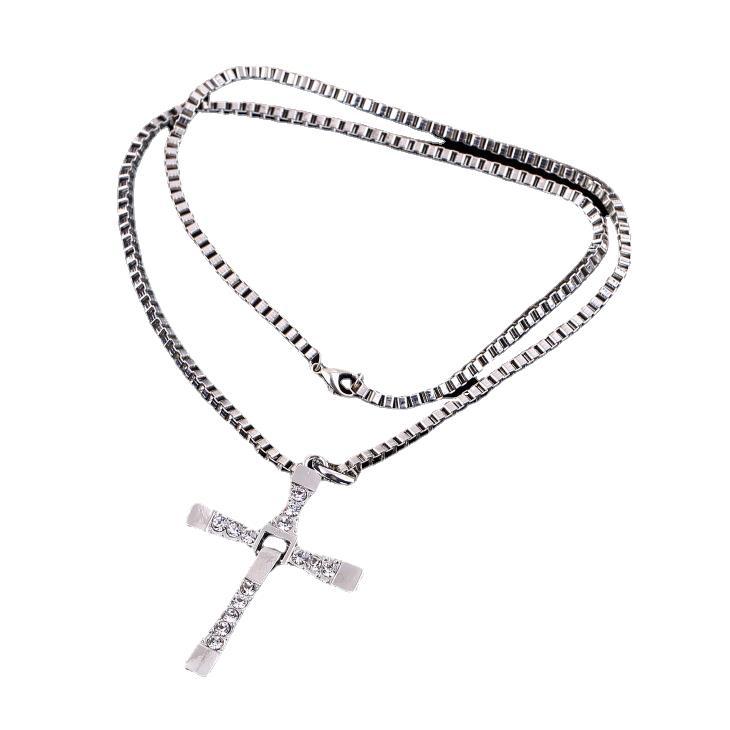 X011 Fast And Furious 8 Cross Necklace, Toledo Necklace 50Cm 5.1 * 3.5