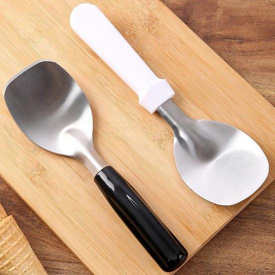Stainless Steel Ice Cream Spade Commercial Grade Ice Cream Scoop for Desserts Thickened Ergonomic Handle Ice Cream Shovel