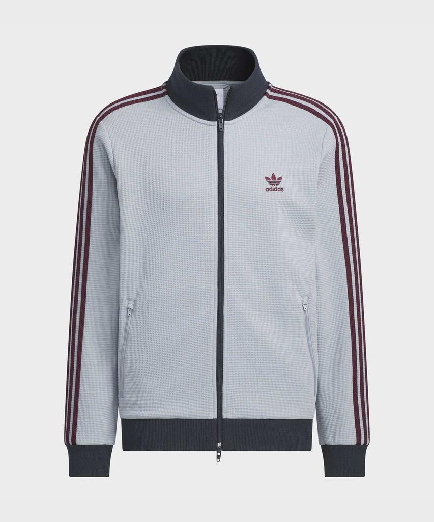 adidas Спортивная кофта с вафельной вязкой - Светло-серый:Бордовый / Kb8953