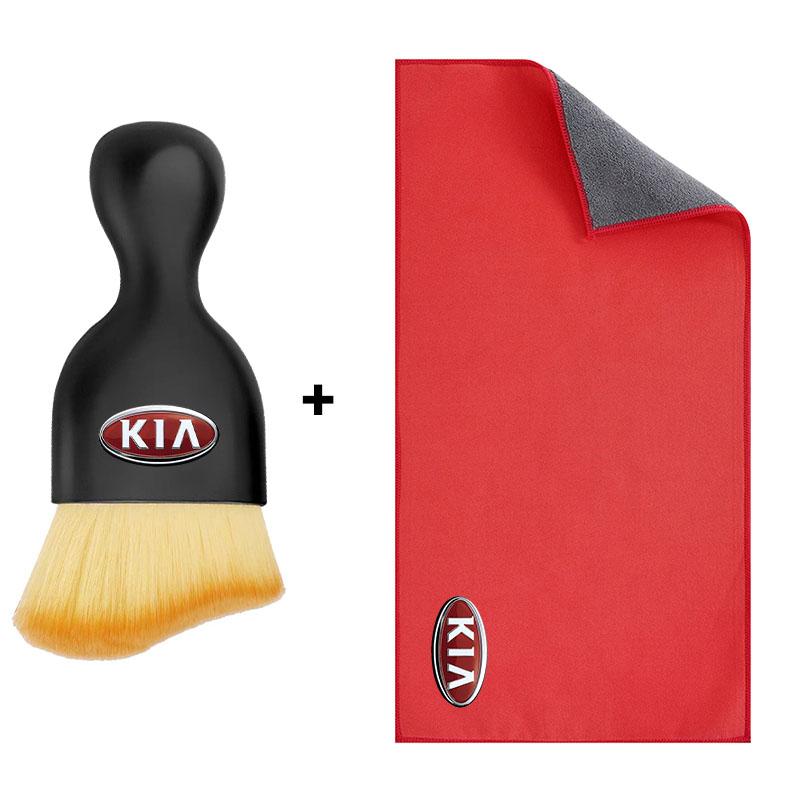 Мягкая щетка для чистки воздуховодов автомобильного кондиционера, инструмент для мойки и чистки автомобиля для KIA Sportage Ceed Rio 3 4 k2 k3 k4 k5 k6 K7 K8 Picanto Sorento Optima